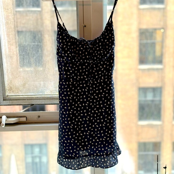 SOLD A&F blue flowy dress💙 - Picture 1 of 5